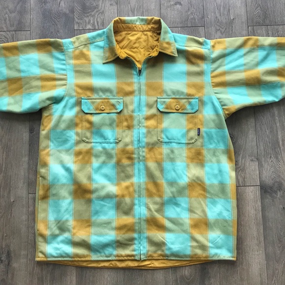 Patagonia Other - **SOLD** Patagonia Reversible Flannel Jacket